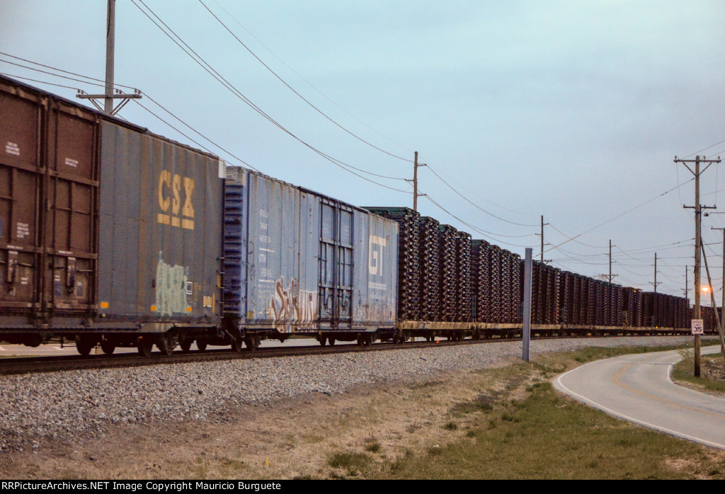 Box cars and FTTX Flat Cars with Truck Frames